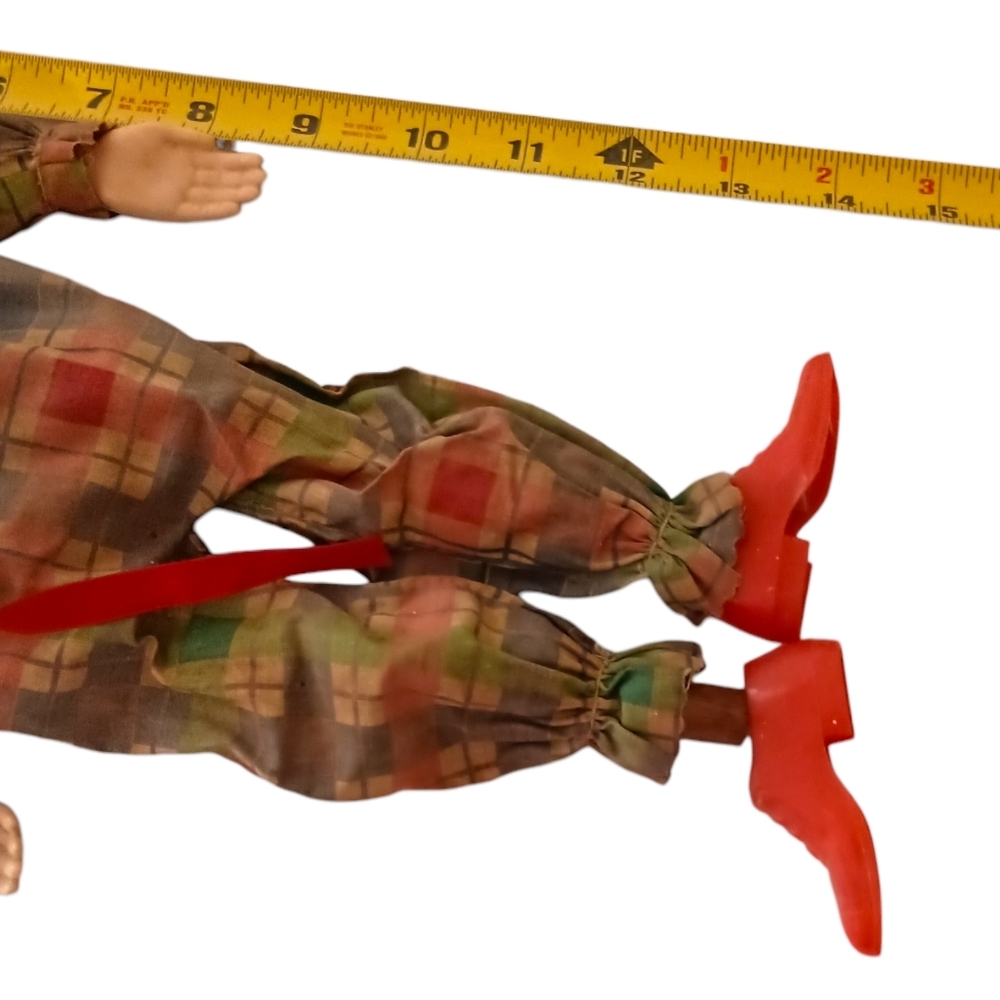 Hazzelles Bimbo The Clown Marionette Puppet BODY ONLY Composite Head 802 Vintage - Picture 2 of 16